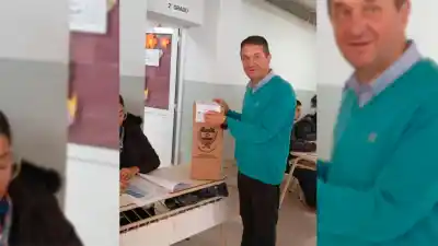 Rubén Timofiejuk votó y anticipó: “Se viene un gran cambio para Añatuya”