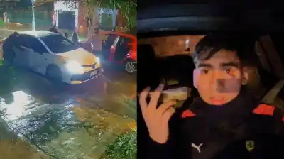 El insólito robo que quedó filmado: los ladrones ni sabían que las cámaras del auto los delataban