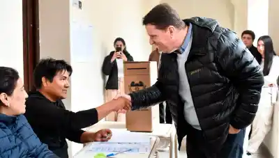 Llamil Abdala votó en La Banda y lanzó un mensaje contundente contra las divisiones políticas