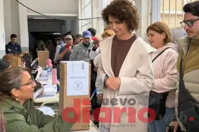 La intendente de Las Termas votó y lanzó un pedido especial a los jóvenes