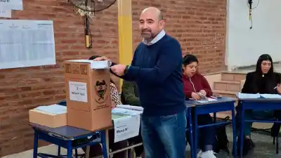 Pablo Mirolo votó en La Banda y afirmó que la gente está esperanzada en un cambio