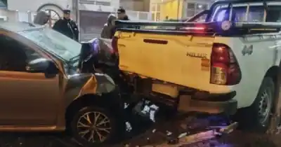 Chocó una camioneta estacionada y el test de alcoholemia dejó a todos sorprendidos