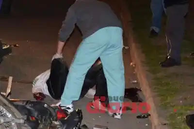 La noche que casi le cuesta la vida: motociclista santiagueño quedó en coma tras impactar contra una camioneta