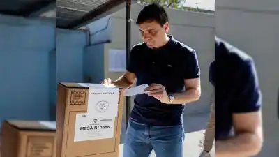 El mensaje de Mukdise tras sufragar en Las Termas: “Participen, elijan y sean protagonistas”