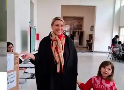 Natalia Neme ya votó y lanzó un contundente mensaje a los santiagueños
