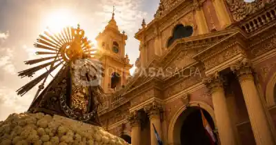 San Cayetano: la emotiva despedida de las imágenes peregrinas que no te podés perder