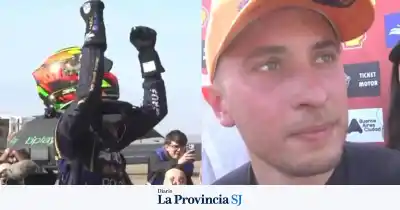 El llanto de Tobías Martínez tras ganar en El Villicum: “Siempre mi abuela me miraba”