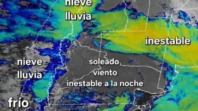 El sol se despide: alerta amarilla y nevadas sacuden la cordillera neuquina