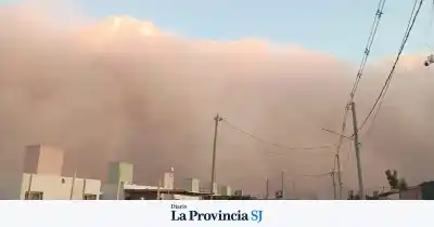 Alerta en Calingasta: ráfagas de hasta 100 km/h y nevadas que complican la cordillera
