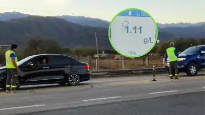 Alcoholemia en Catamarca: dos conductores dieron positivo durante un operativo de control