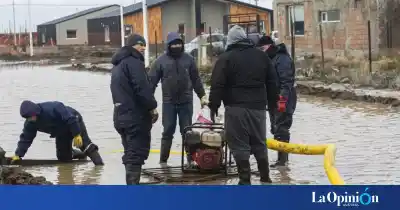 Las lluvias no dan tregua en Río Gallegos y el Gobierno provincial redobla la asistencia