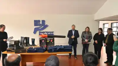 Refuerzan la seguridad del personal del Hospital San Juan Bautista: ¿qué elementos recibieron?