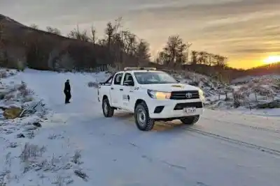 El plan de Vialidad para mantener rutas transitables en plena ola polar fueguina
