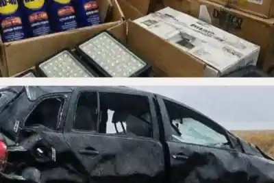 Un vuelco en la Ruta 123 destapó un misterio: ¿qué escondían en el auto?