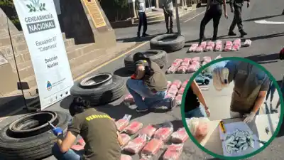 El insólito hallazgo en las ruedas de un camión que dejó a los gendarmes sin palabras