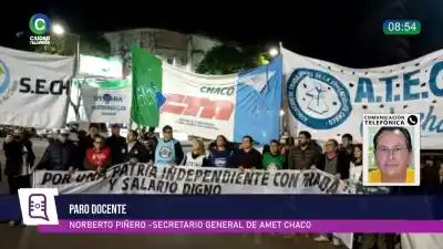 Docentes de Chaco en pie de guerra: denuncian salarios "miserables" y escuelas que se caen a pedazos