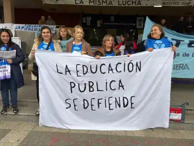 El paro docente en La Pampa: el 95% de las aulas quedaron vacías y el gremio desafía a Milei