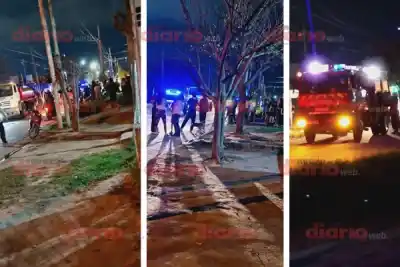 Pánico en Villa del Carmen: el incendio que movilizó a todo el barrio