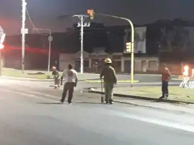 Peligro en la Ruta Nacional 38 por un derrame de combustible