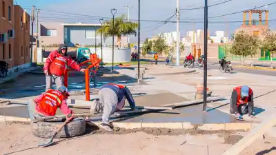 Rivadavia avanza a toda máquina: el Barrio Del Bono Green se transforma con cuatro nuevas plazas