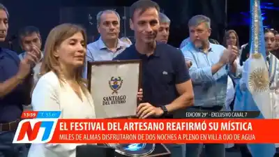 Autoridades provinciales y locales marcaron el inicio del Festival del Artesano en Villa Ojo de Agua