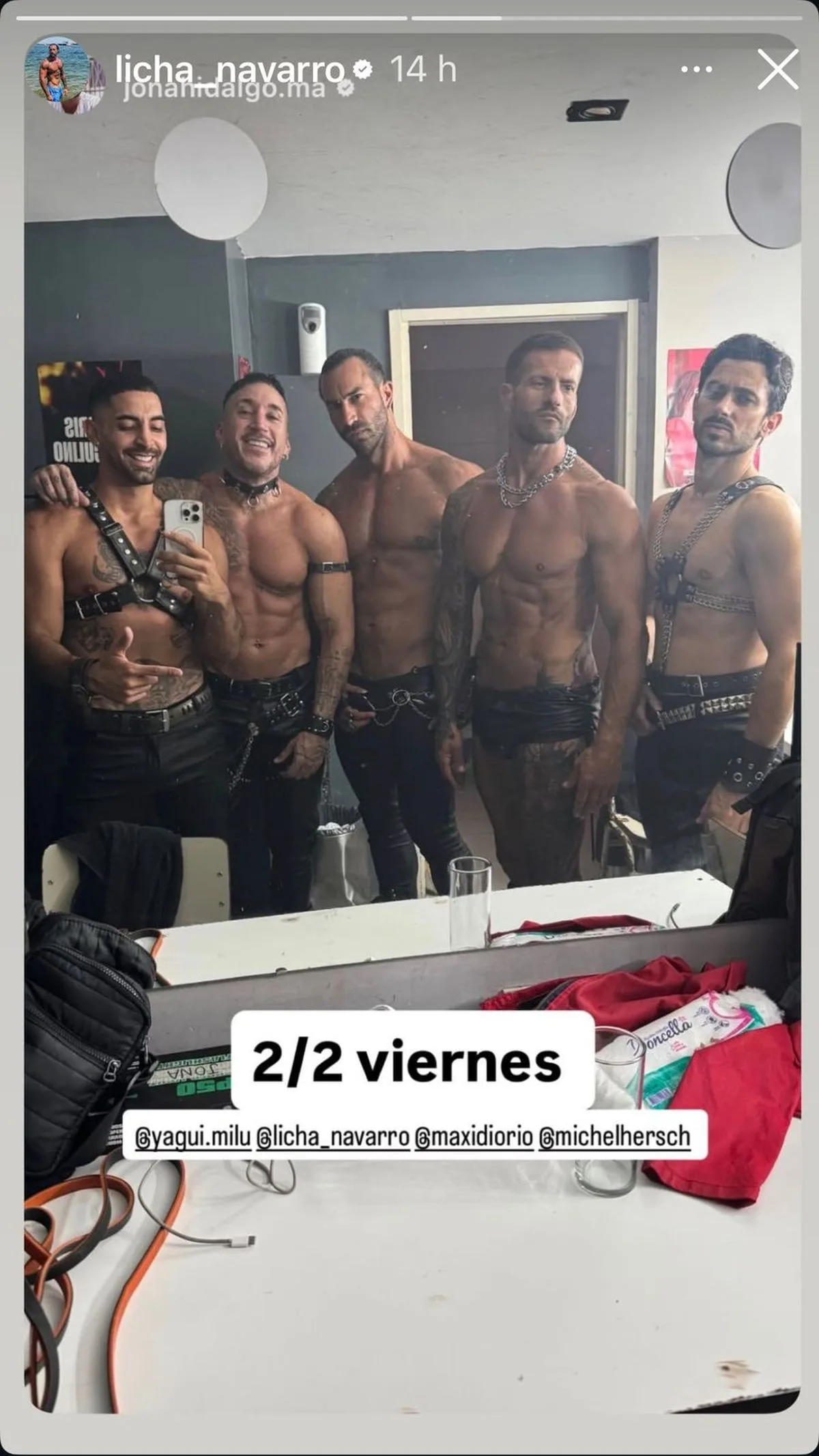 Lisandro Navarro en sus redes sociales