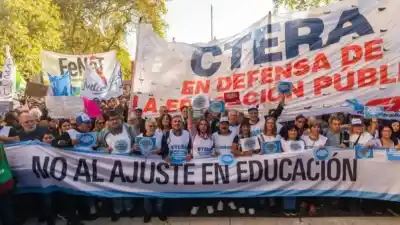Paro nacional docente: CTERA inicia la huelga y el Gobierno ya prepara sanciones