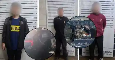 Un fin de semana agitado en Las Heras: cinco detenidos y una moto robada recuperada