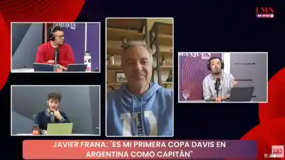Javier Frana y su primera Davis como capitán: la emoción de dirigir en Argentina
