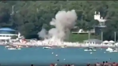 Explosión de un dron ucraniano en una playa rusa: siete muertos y decenas de heridos