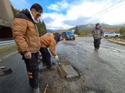 El drama de la Ruta 82: qué encontraron los operarios al reparar el acceso al Cerro Catedral