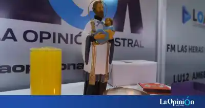La imagen de San Cayetano llegó a La Opinión Austral: ¿dónde y cuándo podés visitarla?