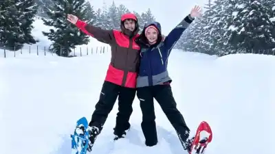 Dejaron el hospital para caminar sobre 80 cm de nieve: la aventura invernal que pocos conocen