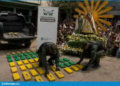 El insólito motivo religioso detrás del récord de droga secuestrada en el NOA