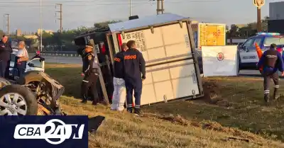 Impactante choque en Circunvalación: el conductor detenido era un policía alcoholizado
