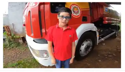El nene que vendió llaveros para los bomberos ya compró la antena y ahora va por las cámaras