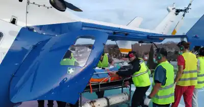Una mujer de 40 años fue trasladada en helicóptero tras sufrir quemaduras en un accidente doméstico en Mendoza