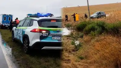 Un siniestro vial destapó un robo millonario: tres detenidos y mercadería recuperada