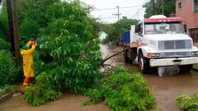 Lluvias intensas en la Capital: el Comité de Emergencia trabaja a destajo para asistir a los vecinos