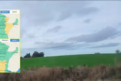 Alerta amarilla en Entre Ríos: las tormentas que se avecinan y las zonas que no podrán escapar