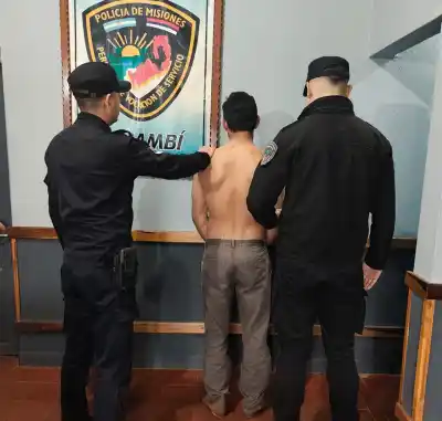 Escalofriante episodio en Panambí: detienen a un hombre por agredir y amenazar a su madre