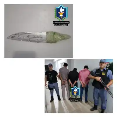 Irrumpió en una vivienda con un cuchillo y amenazó a todos: qué hizo la policía