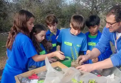 Una jornada distinta: alumnos de la EMEI compartieron experiencias con el Centro Mirlo