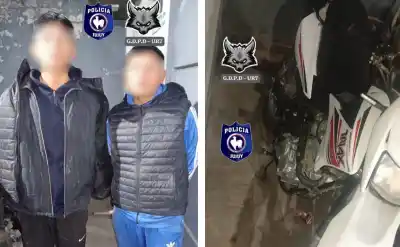 Dos motochorros cayeron en Alto Comedero: el dato que los delató