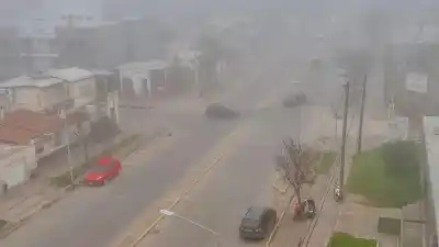 Mañana de niebla en Río Cuarto: el frío que se viene desde el viernes