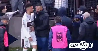 Capitán de Platense perdió la cabeza y quiso ir a las manos con los hinchas tras el 4-0