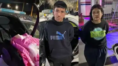 Usó a un bebé como escudo: la insólita maniobra de una mujer para ocultar un arma