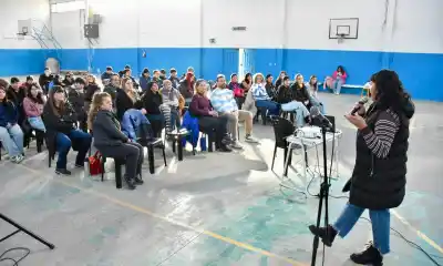 Vecinos de Corradi recibieron herramientas de formación y acompañamiento estatal