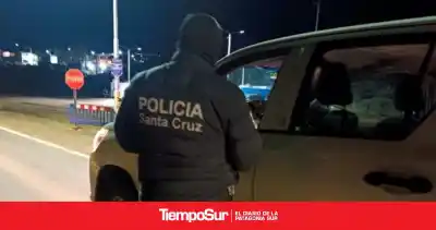 Siete actas y multas en un mega operativo vehicular en el acceso norte de Caleta Olivia