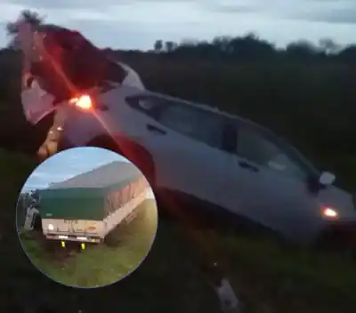 Impactante triple choque en Machagai: una mujer perdió la vida en la Ruta 16